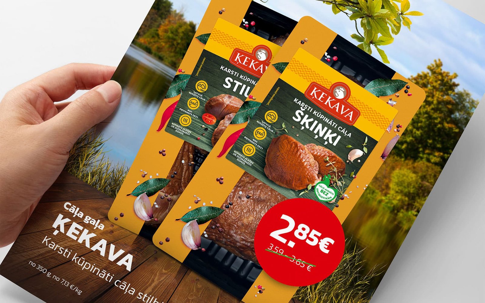 Captivating autumn-themed advertising materials for retail stores